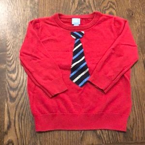 Gap red sweater 18-24mo